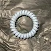 Elásticos de Cabelo Estilo Coreano com Fio de Telefone para Meninas, Laços Doces e Fofos, Elásticos Versáteis para Coques, Elásticos de Alta Elasticidade, Acessórios de Cabelo