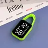 Tela Sensível ao Toque Mini Relógio Eletrônico Chaveiro Impermeável LED Luminoso Pingente Esportivo para Estudante Moda Fábrica Atacado A partir de Uma Peça