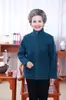 Chaqueta de Primavera y Otoño para Mamá, 50-60 Años, Abrigo de Invierno para Mujeres de Mediana Edad, Chaqueta Elegante de Corte Holgado para Abuela