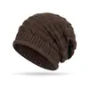 Otoño e Invierno Calle Plisado Montón Edición Larga Elástico Sombrero de Lana Moda Combinable Protección para las Orejas Sombrero para el Frío TEMU Transfronterizo en stock