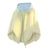 2026 Venta Caliente Otoño Nuevo Chaqueta de Bloques de Color Dopamina Unisex Estilo Pareja Estilo Universitario Casual Versátil Exterior Anti