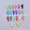 Colgante de llavero para bolso con pendientes grandes de oso de color simulación de resina, accesorios para joyería DIY