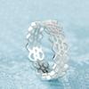 Anillo de encaje creativo moda personalidad temperamento diseño网红 hueco amor dedo índice anillo abierto al por mayor