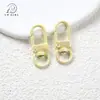 Fivela de Porta Colorida Banhada a UV Fivela de Mola Fivela de Três Pontos Corrente de Celular Pingente de Chaveiro Acessórios para Joias DIY Presente de Formatura