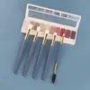 Set de Brochas de Maquillaje Rc de 5 Piezas Transfronterizo Doble Cara Rizador de Pestañas Pincel para Cejas Pincel para Sombras de Ojos Pincel para Corrector con Empaque de Caja de Papel Asequible
