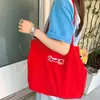 Bolsa de Lona Bordada de Cachorro Linda Estilo Coreano para Mujer, Bolso de Hombro de Nylon Impermeable de Alta Gama con Gran Capacidad, Bolso Tote para Viaje