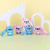Llavero de Silicona de Bebé Llorando Billetera para Monedas Colgante de Bolso Mini Bolsa para Auriculares Pequeña Billetera Accesorios para Niños