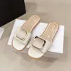Pantuflas para Mujer para Usar Afuera, Nuevo Estilo 2026, Slip-Ons de Suela Plana, Diseño Francés, Sensación de Alta Gama, Vacaciones en la Playa
