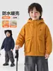 Chaqueta de Invierno para Niños Estilo Europeo con Forro de Terciopelo Grueso Ropa Nueva para Niños Bebés