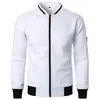 En Stock Transfronterizo Nuevo Sudadera Cardigan de Cuadros Color Sólido para Hombre Chaqueta Sudadera con Cremallera y Cuello Alto para Hombre Suministro Exclusivo al por Mayor