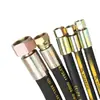 Tubo de Conexão do Tanque de Ar do Compressor de Ar Tubo de Óleo Hidráulico Mangueira de Alta Pressão Resistente à Alta Pressão e Alta Temperatura Tubo de Ar para Máquina com Rosca de 1 Polegada de 4 Pontos
