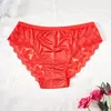 Calcinhas Femininas Sexy de Renda e Cetim Confortáveis Sem Costura Cintura Média Femininas Comércio Exterior Atacado Exclusivo Europeu e Americano