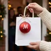 Pegatinas de Letras Hechas a Mano Brillantes Transfronterizas de 1 pulgada Impermeables para Tarjetas de Regalo y Felicitaciones Pegatinas de Letras y Números con Purpurina Fina para DIY