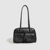 Bolsa Tote Novo Estilo 2026, Bolsa de Grande Capacidade, Bolsa de Ombro Feminina, Bolsa de Couro com Cera de Abelha, Bolsa de Mão Casual com Bolso Duplo