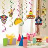 Nuevo 12 Piezas Mexicano Día de Muertos Amuleto Espiral Decorativo Fiesta Temática de Carnaval Accesorios de Diseño de Escenario