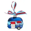 Decorações de Natal de Vidro Personalizadas pelo Fabricante, Enfeites de Carro de Vidro, Decorações para Árvore de Natal, Pingentes de Vidro para Festas