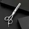 Suministro de fábrica tijeras de corte tijeras de acero inoxidable para el cabello herramientas para el cabello tijeras planas de 6 pulgadas tijeras de entresacar traje combinado