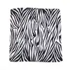 Atacado Transfronteiriço Moda Street Hip-Hop Estilo Étnico Lenço de Cabeça Faixa de Cabelo Estampa Zebra Algodão Lenço Quadrado Lenço de Cabeça