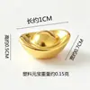 Lingotes de plástico mini de gran venta, barras de oro, arroz, monedas de oro, monedas de cobre y decoraciones de ábaco - venta al por mayor de artículos decorativos y artesanías