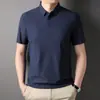 Verano 2023 nuevo estilo coreano manga corta en stock delgado casual polo cuello solapa color liso top una pieza entrega