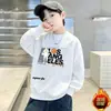 Moletom com Capuz Infantil para Meninos Estilo Primavera e Outono Meninos 2026 Outono Crianças Pequenas e Médias Top Esportivo Roupas Quentes Infantis