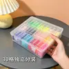 Caja de almacenamiento para cuentas Perler, caja clasificadora, caja para cuentas Perler, caja de almacenamiento para kit de materiales de manualidades de plástico transparente DIY, en stock