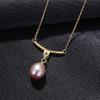 Collar con colgante de perla de agua dulce de plata esterlina S925 Pag&Mag para mujer, collar de perlas estilo Ins transfronterizo, joyería al por mayor