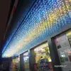 Nuevas Luces de Cadena LED Luces de Cascada Luces Decorativas Colgantes Iluminación Ambiental para Balcón Barbacoa Tienda