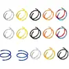 Brincos de Argola para Nariz de Aço Inoxidável de Nova Moda Transfronteiriça Aço Titânio Galvanizado a Vácuo Argola de Nariz com Mola Brinco de Orelha Brinco de Lábio Joias
