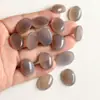 Superficie de Anillo de 15*20 mm Ágata Natural Aventurina Verde Amatista Ojo de Tigre Forma de Huevo Parche Ovalado Accesorios de Joyería DIY