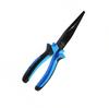 Venta Directa de Fábrica Liying 6-8 pulgadas Pinzas de Punta Fina Electrólisis Mango de Ballena Negra Estilo Alemán Pinzas de Punta Fina Grado Industrial Acero al Carbono