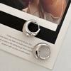 Brincos de Metal de Alta Qualidade para Mulheres, Estilo Simples e Cool, Elegantes e Estilosos para o Trabalho, Acessórios de Orelha Tendência de Nicho