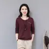 Camiseta de Manga Larga para Mujer, Capa Base de Primavera, Se Puede Usar por Fuera, Nuevo Estilo 2026, Moda Elegante para Mujer, Top Popular que Reduce la Edad