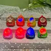 Venta Directa de Fábrica Nuevo Dibujo Animado Cobaya Capibara Luminoso Pequeño Bolso Escolar Llavero Colgante Accesorios Adornos Al Por Mayor