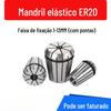 ER20 pinça de pinça ER20 alta precisão elástica pinça fresadora máquina de gravação pinça pinça de mola