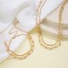 Europa y Estados Unidos pulsera collar traje estrella brillante personalidad transfronteriza cadena de moda geométrica joyería al por mayor