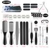 Set de Herramientas para Pedicura de 23 Piezas, Raspador de Acero Inoxidable para Eliminar Piel Muerta del Pie, Set de Cortaúñas, Herramientas para Manicura de Salón