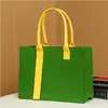 Bolsas de Feltro Atacado com Fitas, Bolsas de Compras de Feltro Casuais e Versáteis, Brindes Promocionais, Fitas de Presente, Bolsas Tote de Feltro