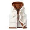 Chaleco Otoño e Invierno Hombres y Mujeres Holgado de Moda Marca Chaleco Cálido Abrigo de Algodón Chaleco de Algodón Transfronterizo