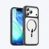 Funda para Teléfono Móvil Personalizada Serie Apple Iphone17Promax Panel Trasero de PC Translúcido Combinación de Suave y Duro Funda Integral Anticaídas