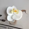 Orquídea Phalaenopsis Flor Cabeza Ramillete Flor de Regalo Pasador de Flor Cabeza de Flor Flor Artificial DIY
