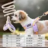 Correa para Perro Arcoíris Correa para Gato Arnés Transpirable para Mascotas Arnés para Perros Pequeños y Medianos Correa Antiexplosión para Perros
