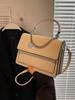 Bolsas de Verão para Mulheres 2026 Nova Tendência Versátil Bolsa de Mão Pequena Quadrada Elegante de Alta Qualidade para o Dia a Dia Bolsa Transversal
