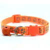 Huellas de mascota reflectantes collar con cascabel hebilla de seguridad para gato hebilla de gato collar suministros para mascotas al por mayor