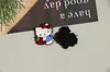 Desenho Animado Fofo Estilo Japonês Gato Kt Morango Patch de Liga Acessório para Grampo de Cabelo DIY Capa de Celular Sapato Crocs