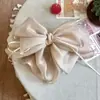 Pinza para Cola de Caballo con Cinta de Hada Súper, Accesorio para el Cabello con Pasador de Moño de Perlas para Mujer, Cabello Semiatado en la Parte Posterior de la Cabeza, Accesorio de Flor para el Cabello Atmosférico