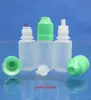 Botella gotero con tapa de rosca a presión de 3 ml a 50 ml, Botella para pegamento de pestañas postizas, Tapa de seguridad para niños, Botella de plástico vacía exprimible