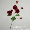 Flores de simulação 7 cabeças peônia requintada rosa chá materiais flor de casamento decoração de casa flores artificiais haste alta buquê de peônia peônia