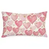 Funda de Almohada para el Día de San Valentín Transfronteriza, Decoración de Ambiente Festivo, Funda de Cojín para Sofá del Hogar, Funda de Cojín para Dormitorio con Estampado de Amor