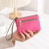Carteira Curta Feminina Nova Estilo Estampa Fresca 80% de Desconto com Fivela e Zíper, Fofa e de Alto Valor, Porta-Moedas de Pulso